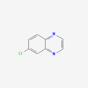 6-Chloroquinoxaline chemical structure (CAS 5448-43-1)