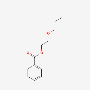 2-Butoxyethyl benzoate chemical structure (CAS 5451-76-3)