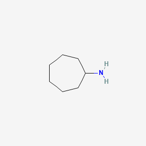 Cycloheptylamine chemical structure (CAS 5452-35-7)