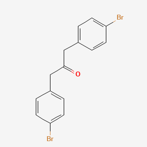 1,3-Bis(4-bromophenyl)propan-2-one chemical structure (CAS 54523-47-6)
