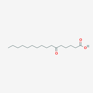 6-Oxohexadecanoic acid chemical structure (CAS 54527-28-5)