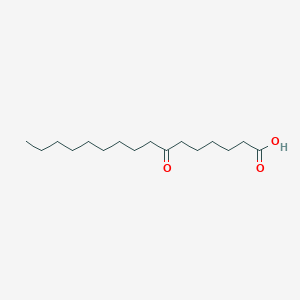7-Oxohexadecanoic acid chemical structure (CAS 54527-29-6)