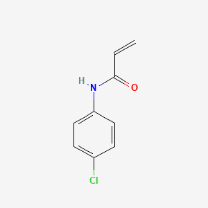 N-(4-Chlorophenyl)acrylamide chemical structure (CAS 5453-48-5)