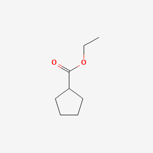 Ethyl cyclopentanecarboxylate chemical structure (CAS 5453-85-0)
