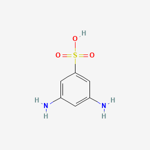 3,5-Diaminobenzenesulfonic acid chemical structure (CAS 54530-94-8)