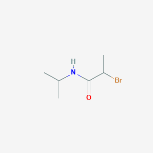 2-Bromo-N-isopropylpropanamide chemical structure (CAS 54537-46-1)