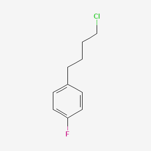1-(4-Chlorobutyl)-4-fluorobenzene chemical structure (CAS 54540-58-8)