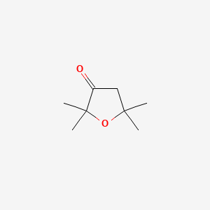 2,2,5,5-Tetramethyldihydrofuran-3(2H)-one chemical structure (CAS 5455-94-7)