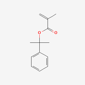 2-Phenylpropan-2-yl methacrylate chemical structure (CAS 54554-17-5)