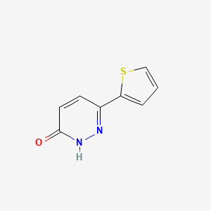 6-(Thiophen-2-yl)pyridazin-3(2H)-one chemical structure (CAS 54558-07-5)