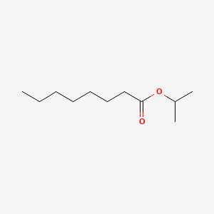 N-caprylicacidisopropylester chemical structure (CAS 5458-59-3)