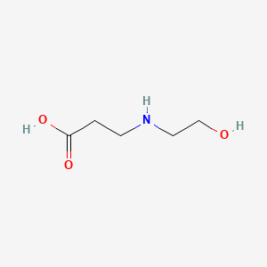 3-((2-Hydroxyethyl)amino)propanoic acid chemical structure (CAS 5458-99-1)