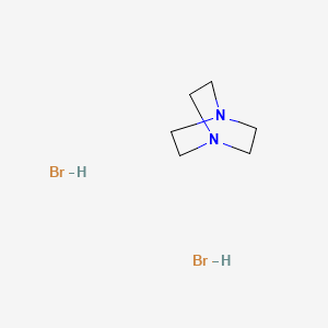 1,4-Diazabicyclo[2.2.2]octane Dihydrobromide chemical structure (CAS 54581-69-0)