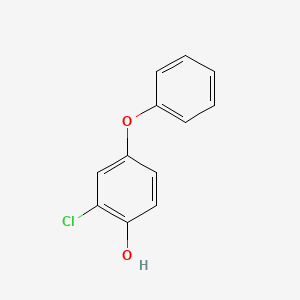 2-Chloro-4-phenoxyphenol chemical structure (CAS 54582-59-1)