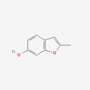 2-Methylbenzofuran-6-ol chemical structure (CAS 54584-24-6)