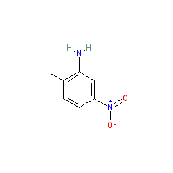 2-Iodo-5-nitroaniline chemical structure (CAS 5459-50-7)