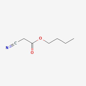 Butyl cyanoacetate chemical structure (CAS 5459-58-5)