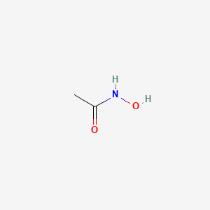 Acetohydroxamic acid chemical structure (CAS 546-88-3)
