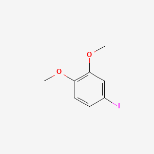 4-Iodo-1,2-dimethoxybenzene chemical structure (CAS 5460-32-2)