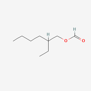 2-Ethylhexyl formate chemical structure (CAS 5460-45-7)