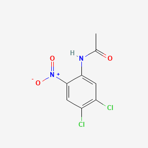 N-(4,5-Dichloro-2-nitrophenyl)acetamide chemical structure (CAS 5462-30-6)