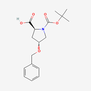 Boc-Hyp(Bzl)-OH chemical structure (CAS 54631-81-1)