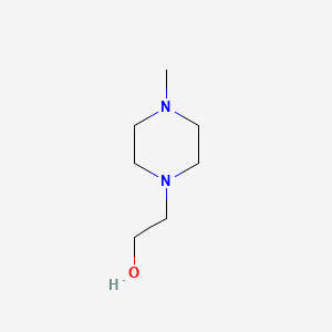 1-(2-Hydroxyethyl)-4-methylpiperazine chemical structure (CAS 5464-12-0)