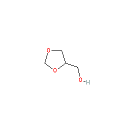 (1,3-Dioxolan-4-yl)methanol chemical structure (CAS 5464-28-8)