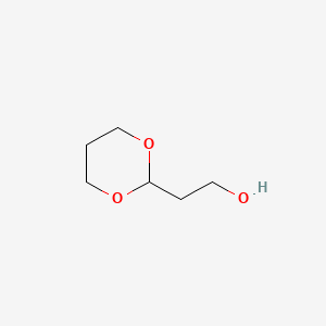 2-(1,3-Dioxan-2-yl)ethan-1-ol chemical structure (CAS 5465-07-6)