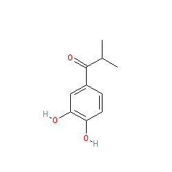 1-(3,4-Dihydroxyphenyl)-2-methylpropan-1-one chemical structure (CAS 5466-89-7)