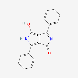 3,6-Diphenylpyrrolo[3,4-c]pyrrole-1,4(2H,5H)-dione chemical structure (CAS 54660-00-3)