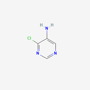 4-Chloropyrimidin-5-amine chemical structure (CAS 54660-78-5)
