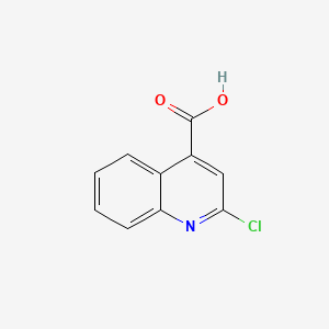 2-Chloroquinoline-4-carboxylic acid chemical structure (CAS 5467-57-2)