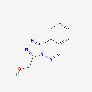 [1,2,4]Triazolo[3,4-a]phthalazin-3-ylmethanol chemical structure (CAS 54687-66-0)