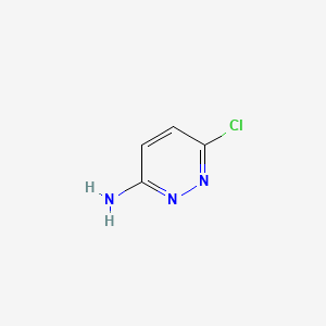 3-Amino-6-chloropyridazine chemical structure (CAS 5469-69-2)