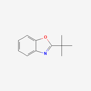 2-(tert-Butyl)benzo[d]oxazole chemical structure (CAS 54696-03-6)