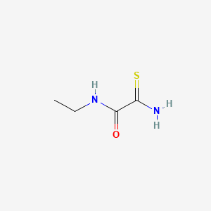 1-Carbamothioyl-N-ethylformamide chemical structure (CAS 54699-19-3)