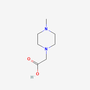 4-Methyl-1-piperazineacetic acid chemical structure (CAS 54699-92-2)