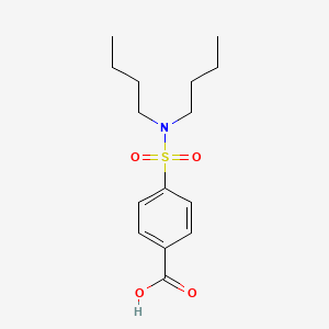 4-(N,N-Dibutylsulfamoyl)benzoic acid chemical structure (CAS 547-35-3)