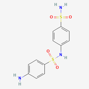 4-Amino-N-(4-sulfamoylphenyl)benzenesulfonamide chemical structure (CAS 547-52-4)