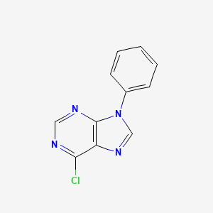 6-Chloro-9-phenyl-9H-purine chemical structure (CAS 5470-24-6)