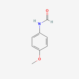 N-(4-Methoxyphenyl)formamide chemical structure (CAS 5470-34-8)