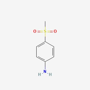 4-(Methylsulfonyl)aniline chemical structure (CAS 5470-49-5)