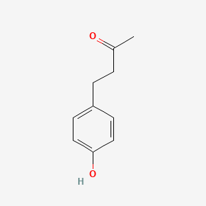 4-(4-Hydroxyphenyl)-2-Butanone chemical structure (CAS 5471-51-2)