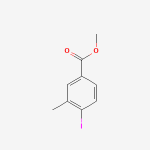 Methyl 4-iodo-3-methylbenzoate chemical structure (CAS 5471-81-8)