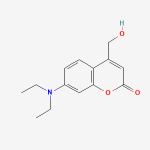 7-(Diethylamino)-4-(hydroxymethyl)-2H-chromen-2-one chemical structure (CAS 54711-38-5)