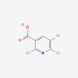 2,5,6-Trichloronicotinic acid chemical structure (CAS 54718-39-7)