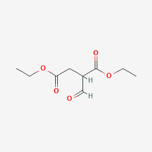 Diethyl 2-formylsuccinate chemical structure (CAS 5472-38-8)