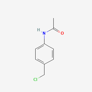 N-(4-(Chloromethyl)phenyl)acetamide chemical structure (CAS 54777-65-0)