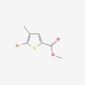 Methyl 5-bromo-4-methylthiophene-2-carboxylate chemical structure (CAS 54796-47-3)